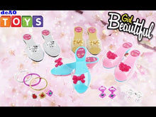 Load and play video in Gallery viewer, Princess Shoe and jewelry Boutique with 4 Pairs of Shoes, Rings, Bracelets & Earrings Included