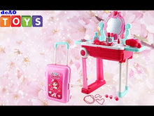 Load and play video in Gallery viewer, 2-in-1 Deluxe Portable Tool Work Bench Suitcase Play Set with Tool Role Play Kit Educational Toys Great Birthday Christmas Gift for Kids