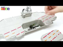 Load and play video in Gallery viewer, Aircraft Carrier Scale Model Warplanes Warships Military Vehicles Battleship Helicopter Trucks Tank Army Toys Present Gift for Kids