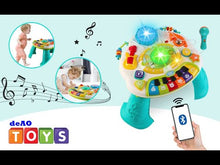 Load and play video in Gallery viewer, Multifunctional Activity Learning Table with a Microphone, Plenty Musical Features, Light and Bluetooth Function Great Gift for Kids