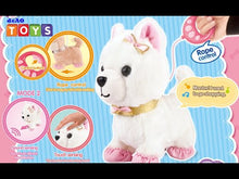 Load and play video in Gallery viewer, Interactive Electronic Pet Dog Toy with Detachable Lead, Walking, Touch, Voice and Gesture Sensing Functions – Great for Children
