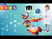 Load and play video in Gallery viewer, Little Doctor Kids Medical Center Hospital Portable Role Play Set with Accessories