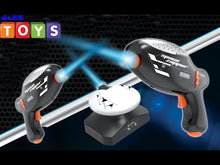Load and play video in Gallery viewer, Multi-Player Kids Space Blaster Set with 360° Rotating Target and Light Battle Active Functions