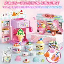 Load image into Gallery viewer, 2-in-1 Color Changing Dessert Maker Playset -Ice Cream &amp; Cake Toy with Ice Water Colour Change, Pretend Play Kitchen Toys for Kids,Birthday Gifts for Girls &amp; Boys
