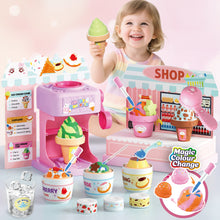 Load image into Gallery viewer, 2-in-1 Color Changing Dessert Maker Playset -Ice Cream &amp; Cake Toy with Ice Water Colour Change, Pretend Play Kitchen Toys for Kids,Birthday Gifts for Girls &amp; Boys
