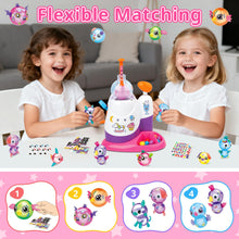 Load image into Gallery viewer, Magic Happy Balloon Game for Kids DIY Inflating Balloon Toy with Pump Machine Cute Figures Interactive Educational Party Game for Children 3+
