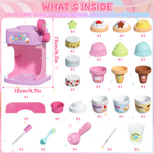 Load image into Gallery viewer, 2-in-1 Color Changing Dessert Maker Playset -Ice Cream &amp; Cake Toy with Ice Water Colour Change, Pretend Play Kitchen Toys for Kids,Birthday Gifts for Girls &amp; Boys
