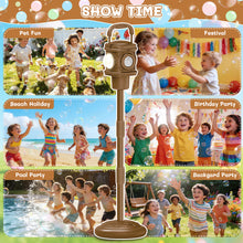 Load image into Gallery viewer, Bubble Street Lamp for Kids, Adjustable Standing Bubble Machine with Lights &amp; Sound Effects, Handheld or Remote Control Bubble Blower, Outdoor Bubble Lamp Toy for Boys Girls, Birthday Party Gift for Ages 3+
