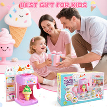 Load image into Gallery viewer, 2-in-1 Color Changing Dessert Maker Playset -Ice Cream &amp; Cake Toy with Ice Water Colour Change, Pretend Play Kitchen Toys for Kids,Birthday Gifts for Girls &amp; Boys
