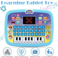 Load image into Gallery viewer, Toddler Tablet Early Learning Educational Toy Multi-Function Musical Touch Pad Activity Computer with Sound and Light for Kids-ELC-B
