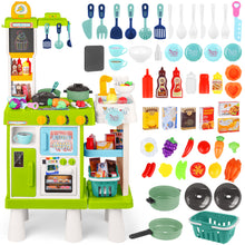 Load image into Gallery viewer, Kids Play Kitchen Set Pretend Cooking Toy with Accessories ¨C Educational Kitchen Playset for Boys and Girls Ages 3+
