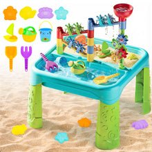 Load image into Gallery viewer, Sand and Water Table 3 in 1 Creativity Toy For Children Garden Toys Play Tray Activity Table Water Play Table Sandbox, Kids Outdoor Sand and Water Play Table
