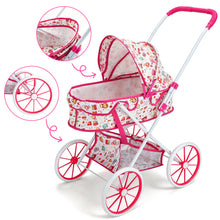 Load image into Gallery viewer, Baby Doll Stroller Playset for Kids, Umberlla, Play Tent, Beach Chair, Diaper Bag Role Play Baby Doll Accessories Set for Toddlers Ages 3+
