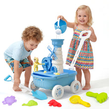 Load image into Gallery viewer, Kids Beach Toy Set with Wagon Sand Water Play Table with Accessories
