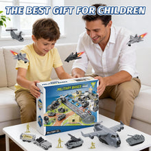Load image into Gallery viewer, Adventure Base Playset for Kids Large Scene Playset with Vehicles, Aircraft Accessories Imaginative Role Play Gift
