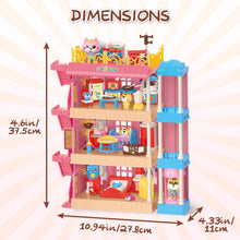 Load image into Gallery viewer, Dolls House With 85pcs Accessories Toy Sets Dream House Furniture Sets for Toddler 3 4 5 6 7 8 Year Old
