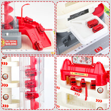 Load image into Gallery viewer, Fire Control Garage Toy Set for Kids with Sound &amp; Light Effects, Fire Rescue Building Playset with Electric Elevator, Perfect Christmas &amp; Birthday Gift for Boys and Girls Aged 3+
