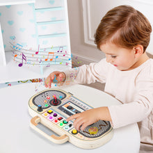 Load image into Gallery viewer, Wooden LED Radio Music Toy Interactive Light &amp; Sound Activity Board for Toddlers 12M+ Montessori Musical Sensory Toy with Buttons, Switches Educational Wooden Toy Gift for Boys &amp; Girls

