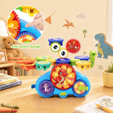 Load image into Gallery viewer, STEM Gear Building Set for Kids, Creative Gear Building Blocks, STEM Learning Toy, Dual Power Modes, Educational Toy for Boys &amp; Girls Ages 3+
