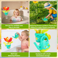 Load image into Gallery viewer, Garden Flowerpot Baby Bath Toys Baby Sensory Enlightenment Game Bath Toys Creative Puzzle Gift Suitable for children 18 months
