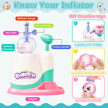 Load image into Gallery viewer, Balloon Inflate Toy Squishy Toys, Kawaii Squishies Party Favors for Kids 4-8 8-12 Glow in The Dark Squishy Pack Refills - DIY Squishy Making Kit
