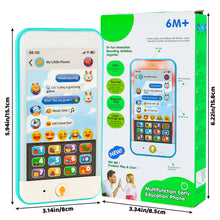 Load image into Gallery viewer, Mobile Phone Toy Educational Pretend Mobile Pretend Mobile Phone for Kids
