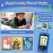 Load image into Gallery viewer, Kids Smart Phone Toy with 22 Educational Apps ¨C Multi-Function Learning Device with Camera, Music, Games, and 15 Customizable Wallpapers ¨C Ideal Gift for Toddlers and Preschoolers
