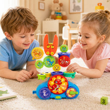 Load image into Gallery viewer, STEM Gear Building Set for Kids, Creative Gear Building Blocks, STEM Learning Toy, Dual Power Modes, Educational Toy for Boys &amp; Girls Ages 3+
