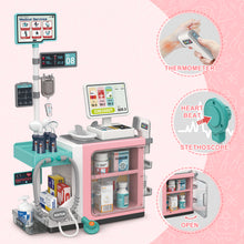 Load image into Gallery viewer, Doctor Kit for Kids, Pretend Medical Counter Set, Kids Medical Station with Stethoscope and Medical Toy Play Set, Educational Role Play Toys Christmas Birthday Gift for Kids Age 3+
