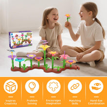 Load image into Gallery viewer, 54 PCS DIY Flower Garden Toy Creative Building Planting Set for Girls Montessori-Inspired STEM Playset for Ages 3–6
