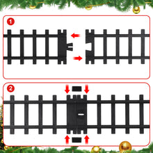 Load image into Gallery viewer, Deluxe Edition Steam Train Set Electric Classic Locomotive Toy with Lights, Real Smoke &amp; Sounds Track Railway Playset for Kids &amp; Collectors
