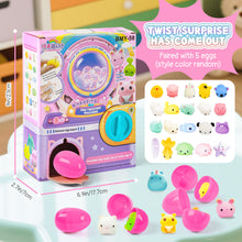 Load image into Gallery viewer, Random Animal Dispenser Machine Toys Interactive Twist Toy with 5 Random Animal Eggs Creative Play Gift for Kids Ages 3+
