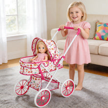Load image into Gallery viewer, Baby Doll Stroller Playset for Kids, Umberlla, Play Tent, Beach Chair, Diaper Bag Role Play Baby Doll Accessories Set for Toddlers Ages 3+
