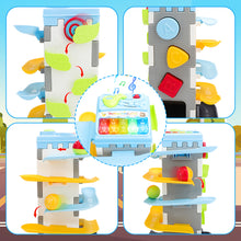 Load image into Gallery viewer, Children Sliding Ball Track Tower Toy Enlightenment Tower with Letter Recognition, Color Discrimination Kids Early Education Infant toy

