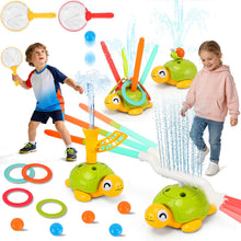 Load image into Gallery viewer, Multi-Functional Game Sports Machine,Summer Kids Turtle Water Sprinkler, Outdoor Garden Backyard Splash Outside Water Play Games Toy for Toddlers
