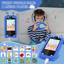 Load image into Gallery viewer, Kids Smart Phone Toy with 22 Educational Apps ¨C Multi-Function Learning Device with Camera, Music, Games, and 15 Customizable Wallpapers ¨C Ideal Gift for Toddlers and Preschoolers
