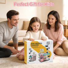 Load image into Gallery viewer, Doctor Kit for Kids, Pretend Medical Counter Set, Kids Medical Station with Stethoscope and Medical Toy Play Set, Educational Role Play Toys Christmas Birthday Gift for Kids Age 3+
