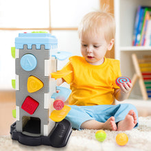 Load image into Gallery viewer, Children Sliding Ball Track Tower Toy Enlightenment Tower with Letter Recognition, Color Discrimination Kids Early Education Infant toy
