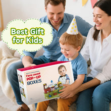 Load image into Gallery viewer, Farm Animal Pop-Up Activity Toy with Music and Sounds Interactive Baby Toddler Sensory Learning Playset Push Press Flip Turn Buttons Educational Gift for Ages 12M+

