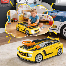 Load image into Gallery viewer, Simulation Racing Car Game Toy for Kids Interactive Driving Game with Steering Wheel, Sound &amp; Lights Perfect Gift for Toddlers
