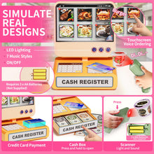 Load image into Gallery viewer, Supermarket Playset Deluxe Grocery Store with Cash Register &amp; Coffee Maker  Educational Role Play Toy for Toddlers &amp; Kids (Green or Pink)

