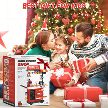 Load image into Gallery viewer, Kids Play Kitchen Fried Chicken Shop Pretend Cooking Food Truck with Lights &amp; Sounds Role Play Toy Set for Boys &amp; Girls Age 3-6 Birthday &amp; Christmas Gift Idea
