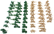 Load image into Gallery viewer, 100 Piece Military Play Set with Toy Soldiers Military Figures Tanks Planes Flags Carry Case and Battlefield Accessories Kids Christmas Gift
