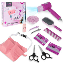 Load image into Gallery viewer, kids Makeup Set Pretend Play hairdressing Set for girls Styling and Beauty Accessories Toy For Children
