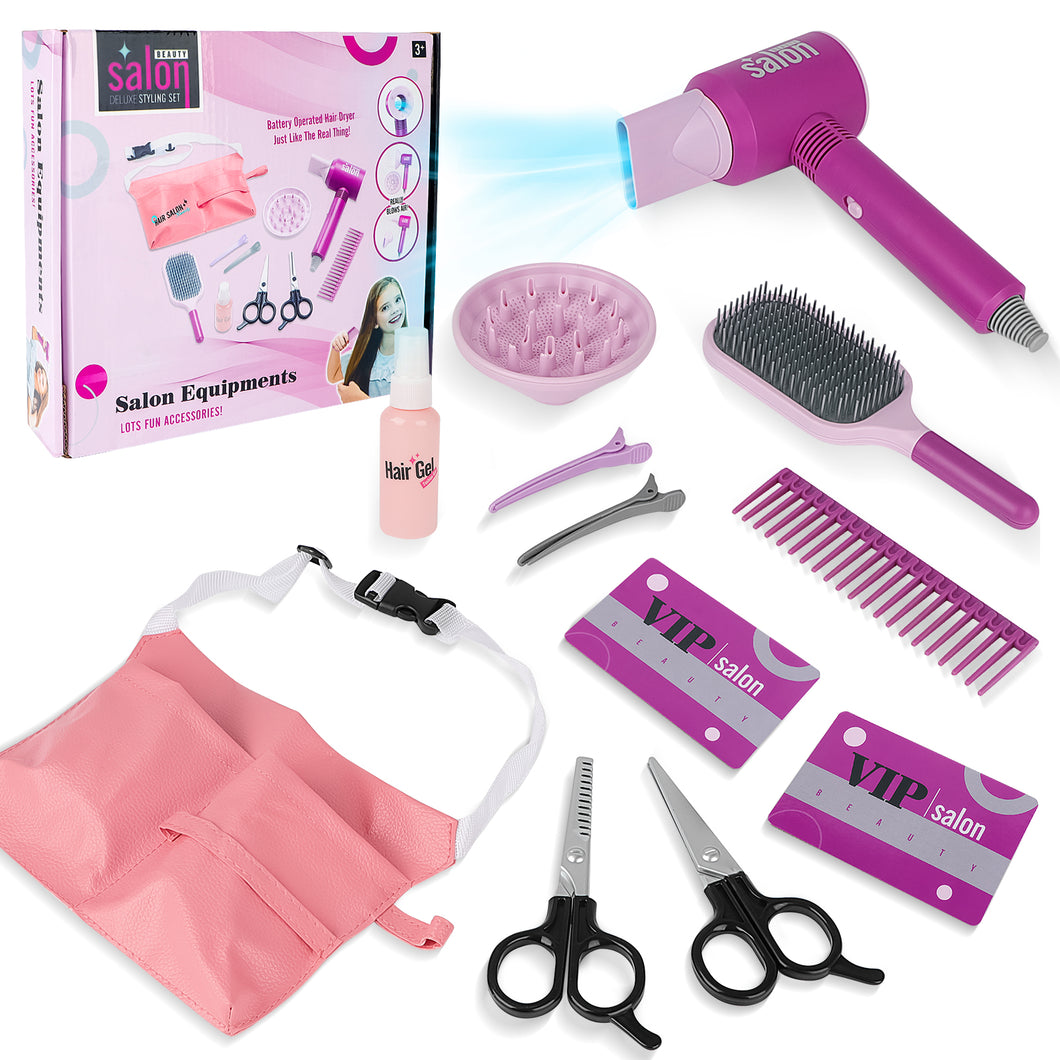 kids Makeup Set Pretend Play hairdressing Set for girls Styling and Beauty Accessories Toy For Children