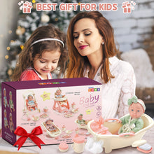 Load image into Gallery viewer, &#39;&#39;My First Baby Doll&#39;&#39; Baby Doll Set with Accessories, Baby Dolls for Girls and Boys, Baby Doll Play Set (Trolley Dolls or Bathroom Dolls)
