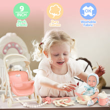 Load image into Gallery viewer, &#39;&#39;My First Baby Doll&#39;&#39; Baby Doll Set with Accessories, Baby Dolls for Girls and Boys, Baby Doll Play Set (Trolley Dolls or Bathroom Dolls)
