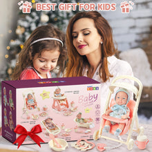 Load image into Gallery viewer, &#39;&#39;My First Baby Doll&#39;&#39; Baby Doll Set with Accessories, Baby Dolls for Girls and Boys, Baby Doll Play Set (Trolley Dolls or Bathroom Dolls)
