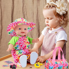 Load image into Gallery viewer, Doll Clothes Outfit for 18-inch Dolls Doll&#39;s Clothes Camera Phone Tablet and Carry Bag Birthdays Christmas Gift for Kids(Doll not Included-BD-HW
