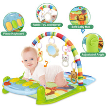 Load image into Gallery viewer, 4-in-1 Baby Mat Kick and Piano Gym Music and Soft Light Detachable Activity Toys Kids Comfy Crawling Mat Baby Sensory Mat Great Gift-BDM-2
